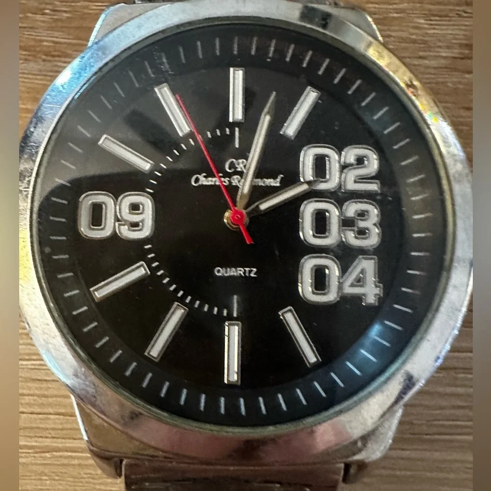 Charles Raymond 45mm Stainless Steel Watch
